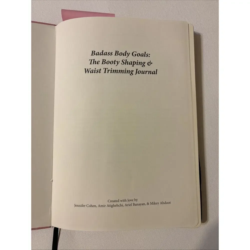 PINK Badass Body Goals : Booty Building & Waist Trimming Journal VERY GOOD‎